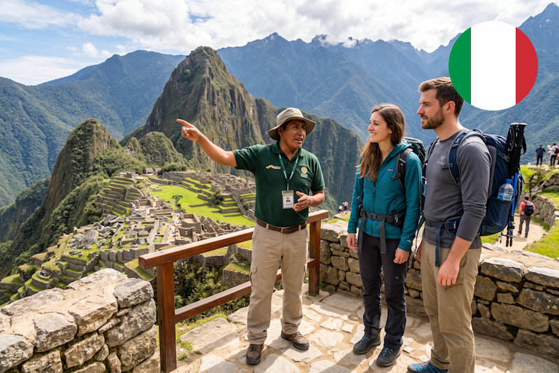 Guida a Machu Picchu in italiano