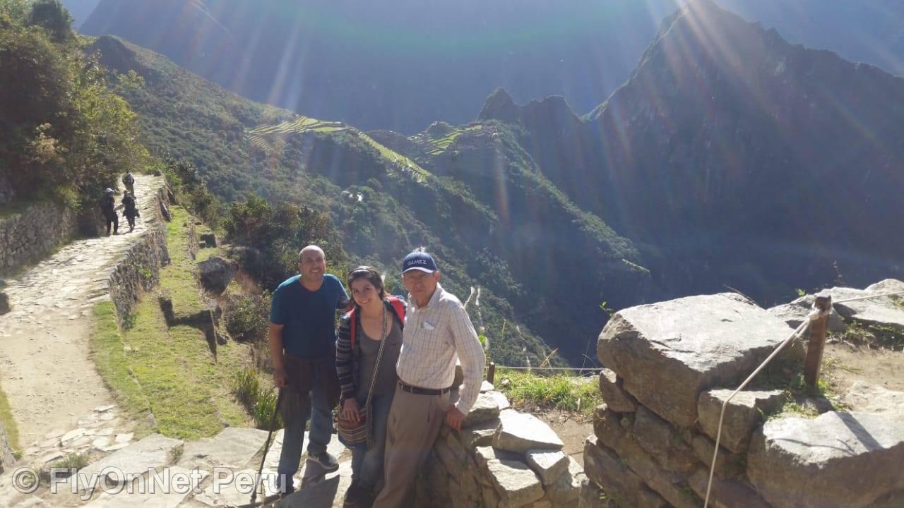 Album fotografico: Arrivo del gruppo di escursionisti a Machu Picchu