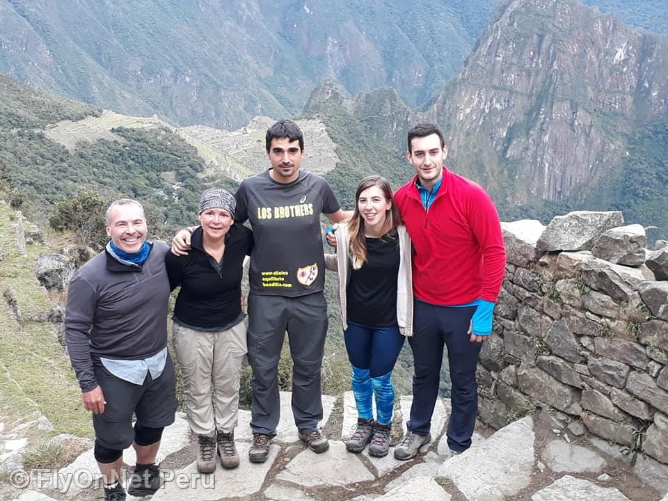 Album fotografico: Arrivo del gruppo di escursionisti a Machu Picchu
