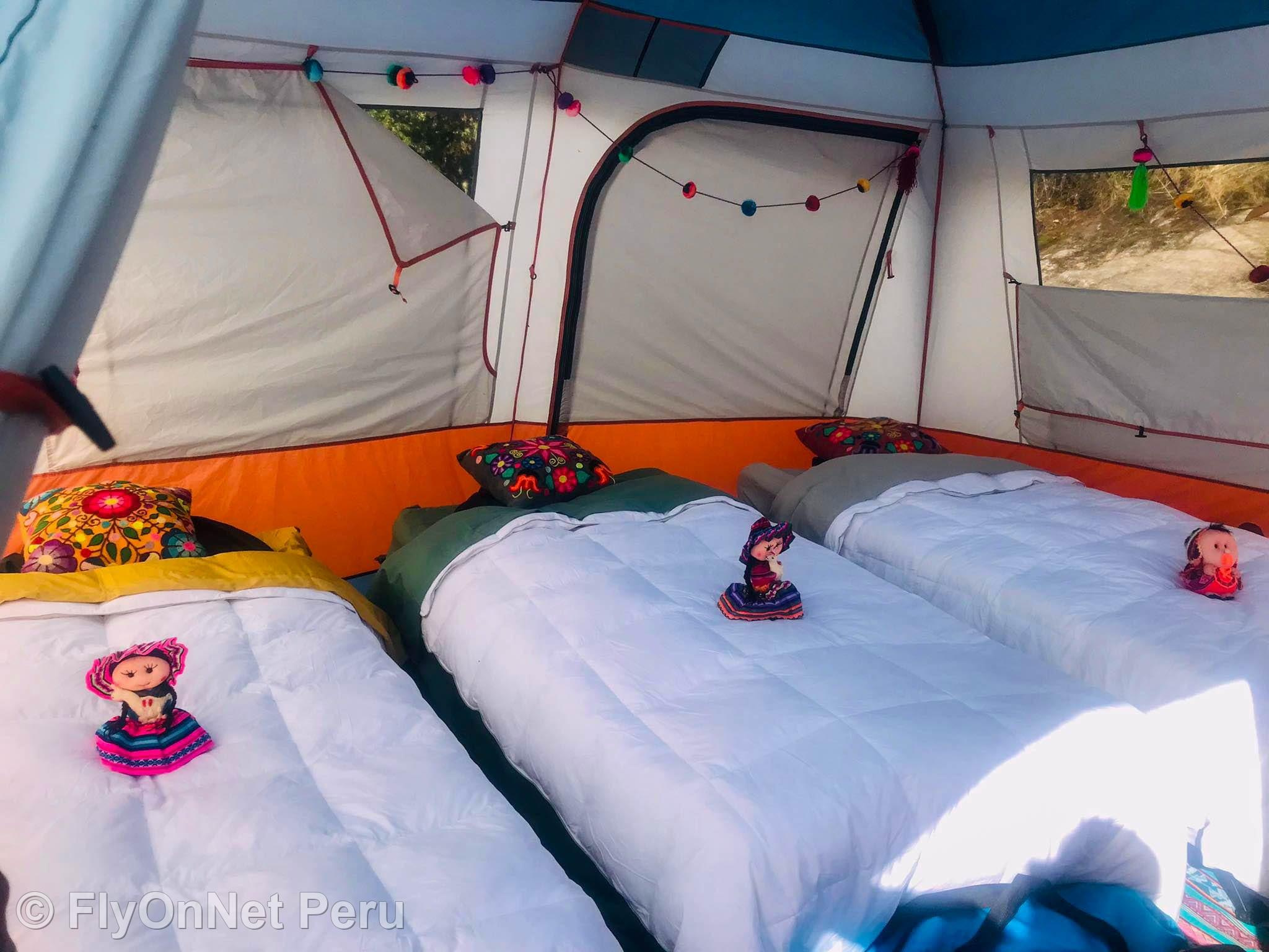 Album fotografico: Tenda di lusso per la notte durante il trekking sul Sentiero Inca Imperiale