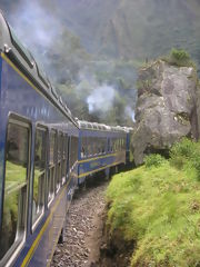 Treno verso Machu Picchu